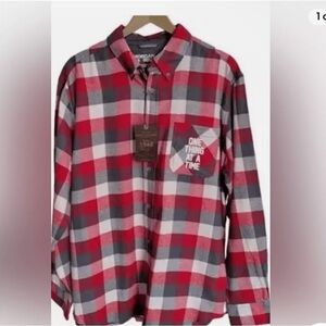OFFICIAL MORGAN WALLON TOUR FLANNEL SHIRT!!! MSRP $125 Limited Edition
